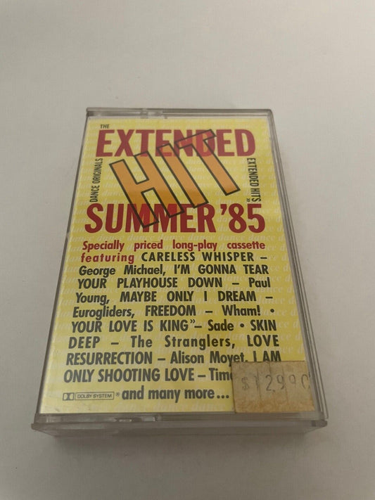 EXTENDED HIT SUMMER' 85 CASSETTE AUSTRALIAN RELEASE VARIOUS ARTISTS *RARE*