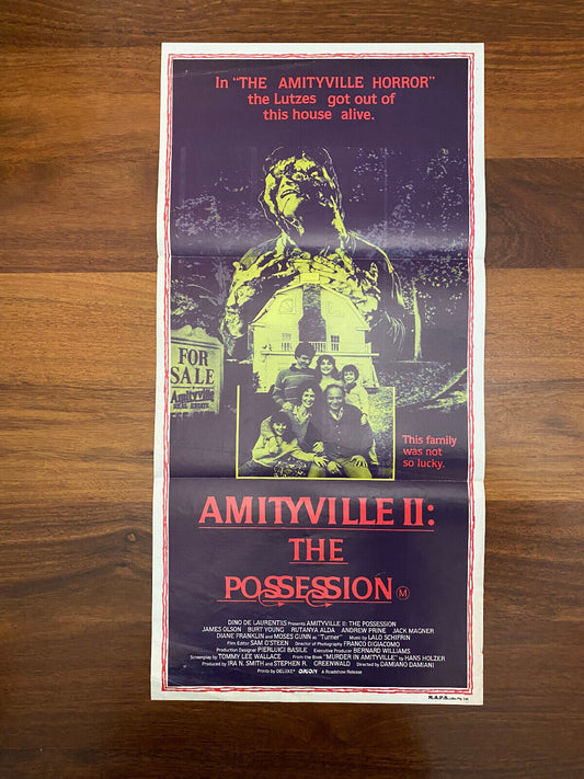Amityville II: The Possession Movie Australian Daybill