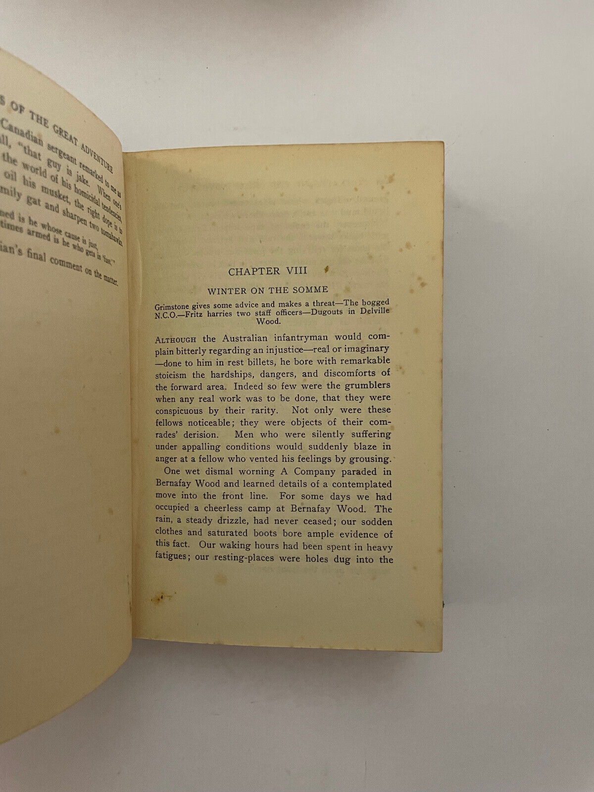 Comrades of the Great Adventure – An Australian soldier’s story of 1915 – 18 1st