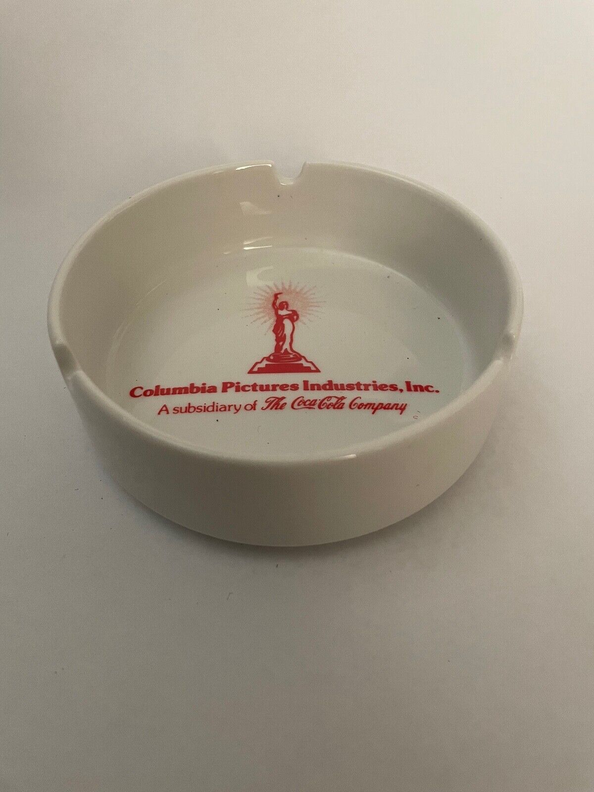Columbia Pictures Industries Coca Cola advertising ashtray