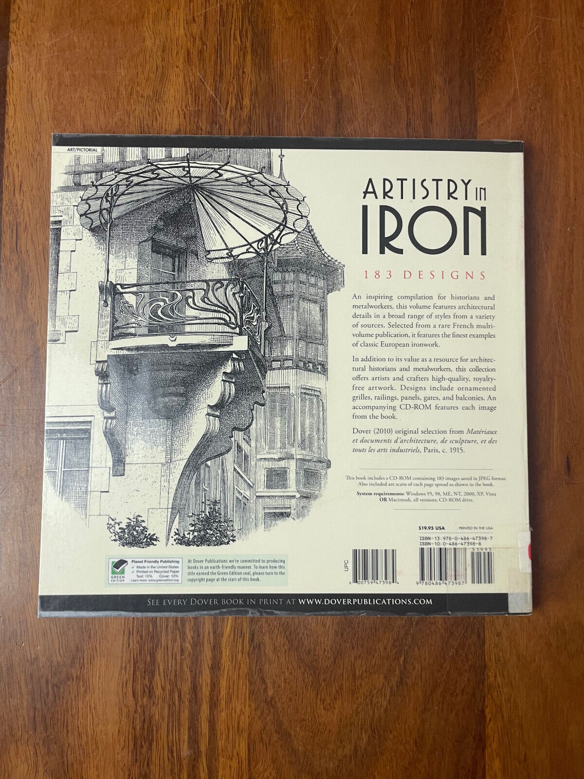 Artistry in Iron: 183 Designs, Includes CD-ROM (Dover Pictorial Archive) by Ra