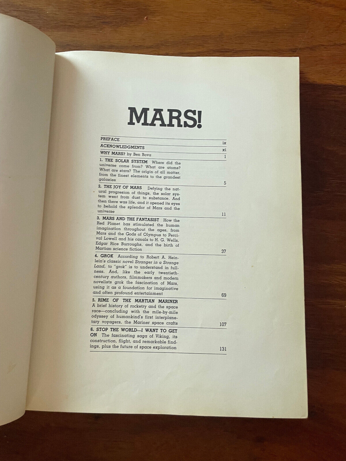 MARS! by Jeff Rovin Intro by Ben Bova 1978 Corwin Books HC/DJ True First Edition