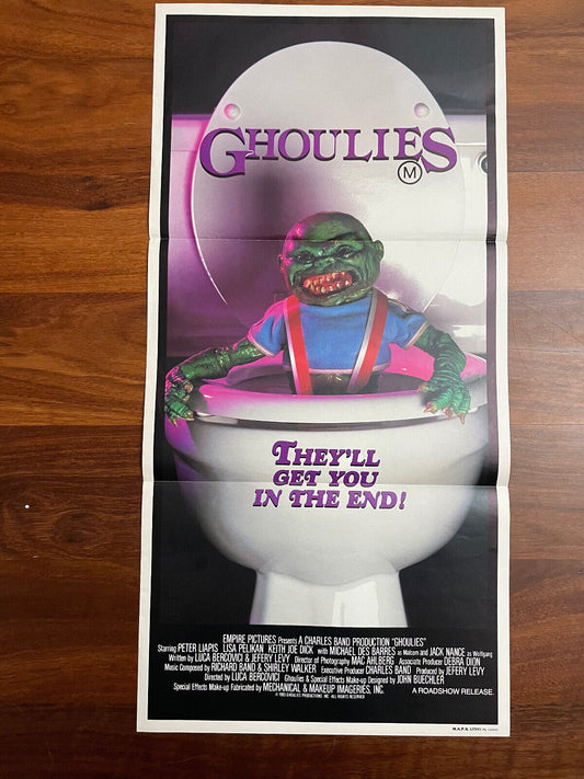 Ghoulies Original Daybill Movie Poster 1985