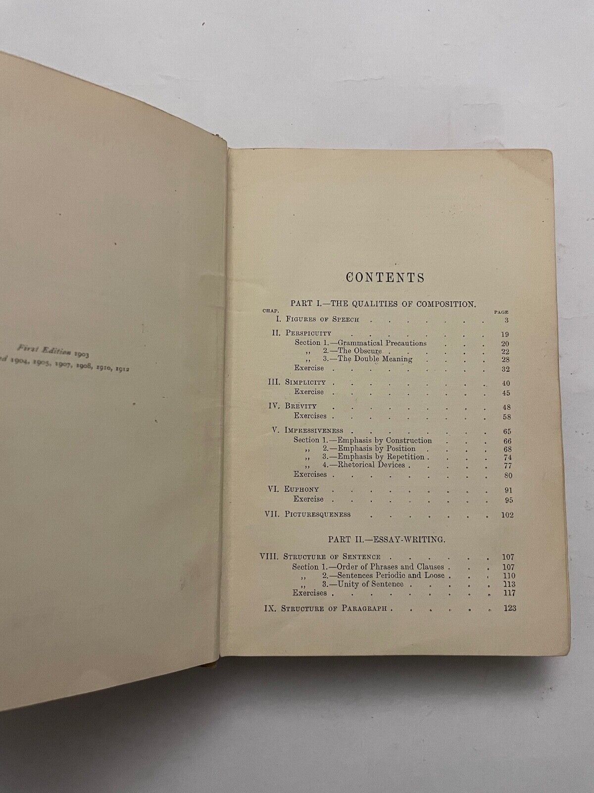 SENIOR COURSE OF ENGLISH COMPOSITION by JC Nesfield (Hardcover, 1912)