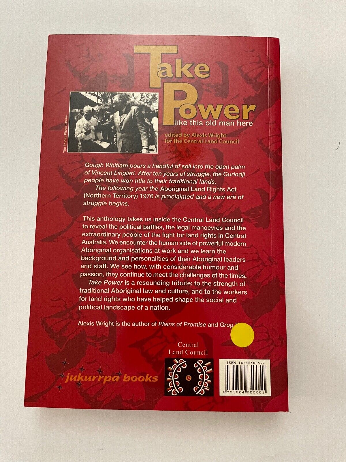 Take Power Like This Old Man Here by Central Land Council (Australia) (English)