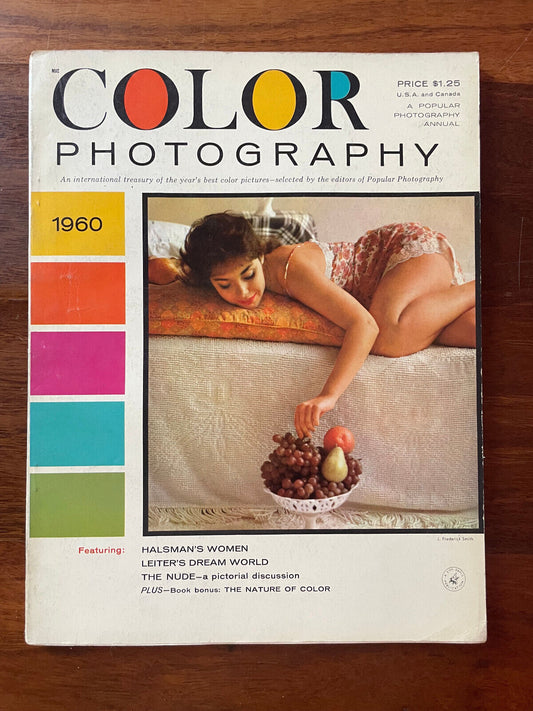 COLOR PHOTOGRAPHY ANNUAL MAGAZINE 1960