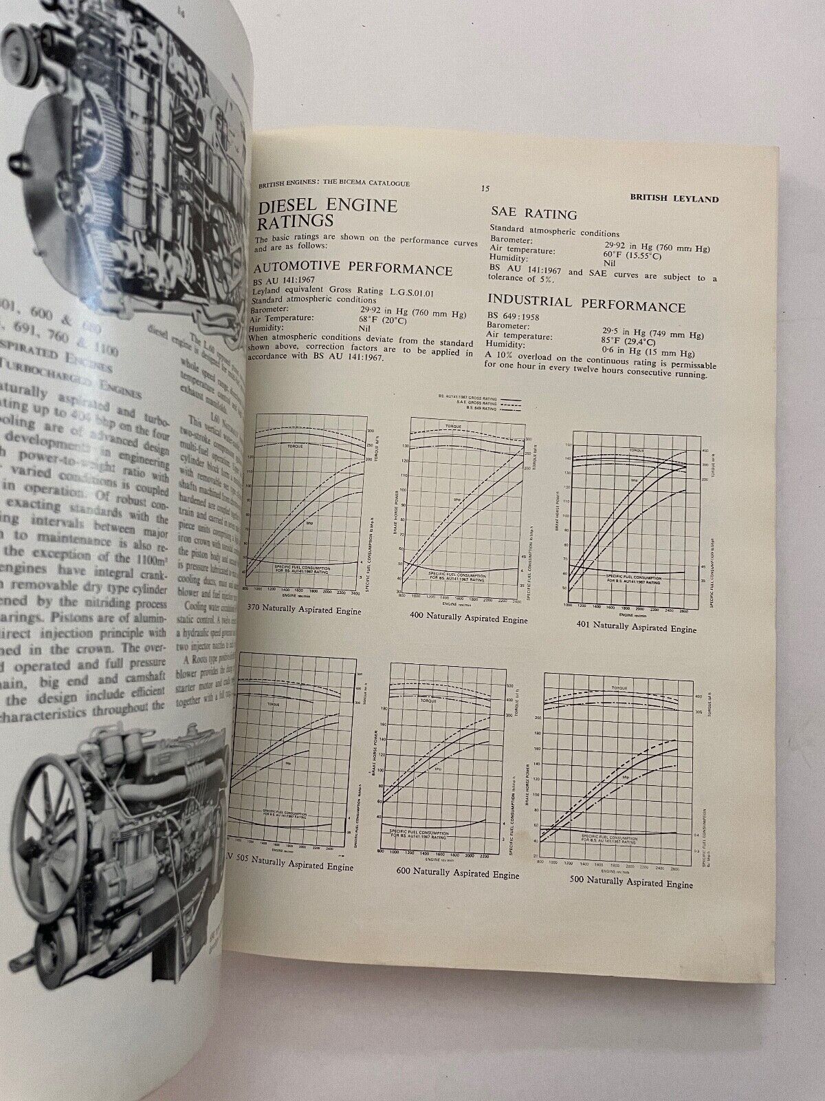 BRITISH ENGINES THE BICEMA CATALOGUE SEVENTH EDITION 1969 HB