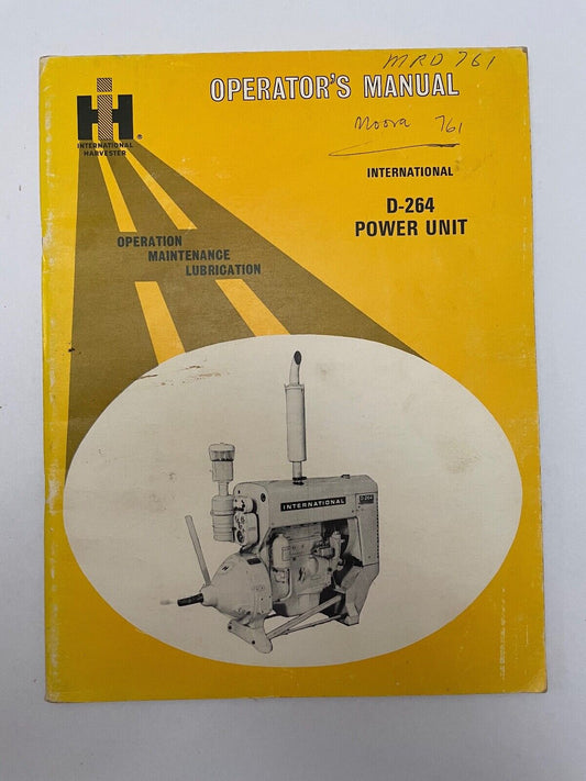 D-264 Power unit Operator's manual