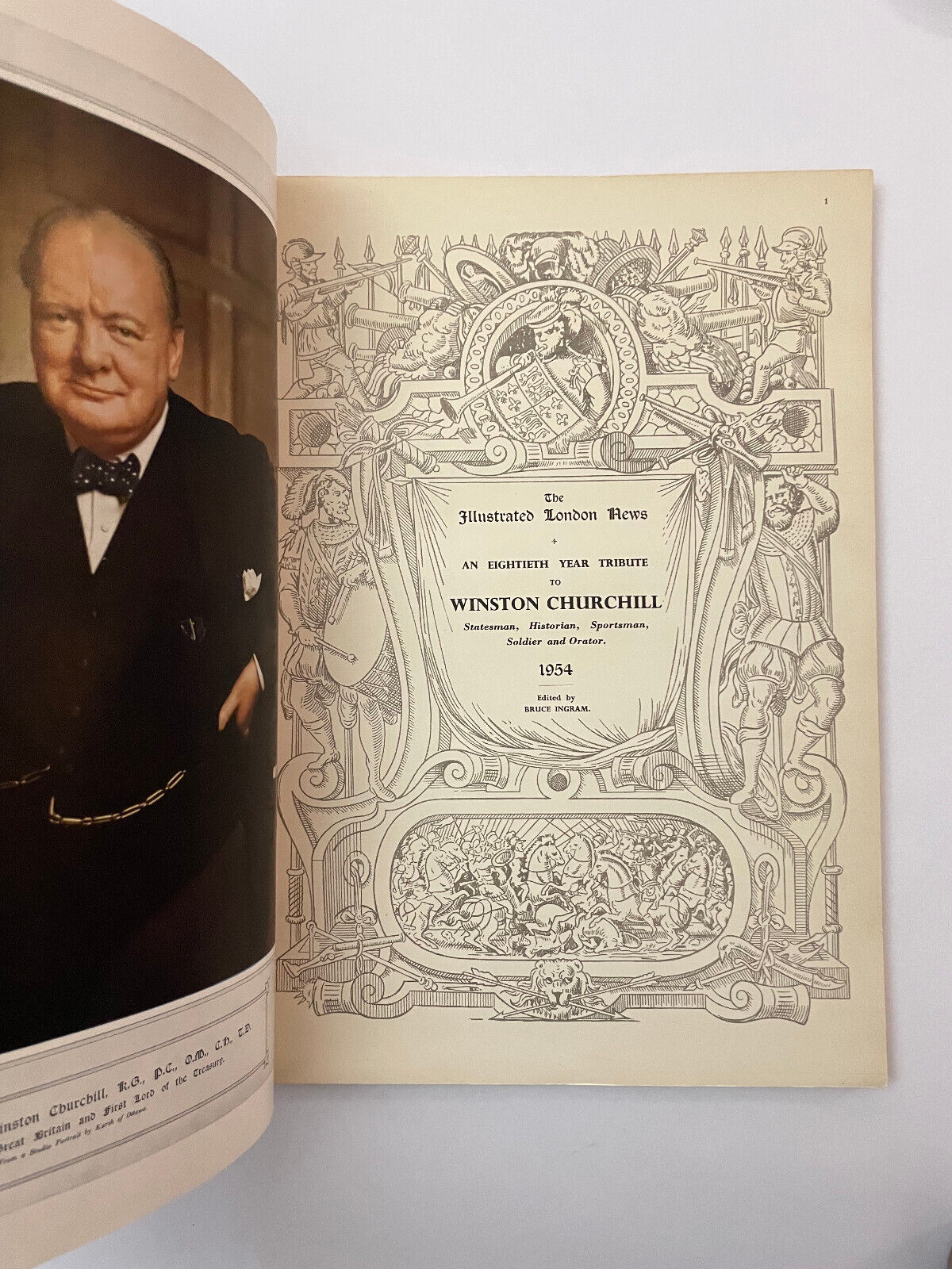 Winston Churchill The Greatest Figure of Our Time by The Illustrated London News