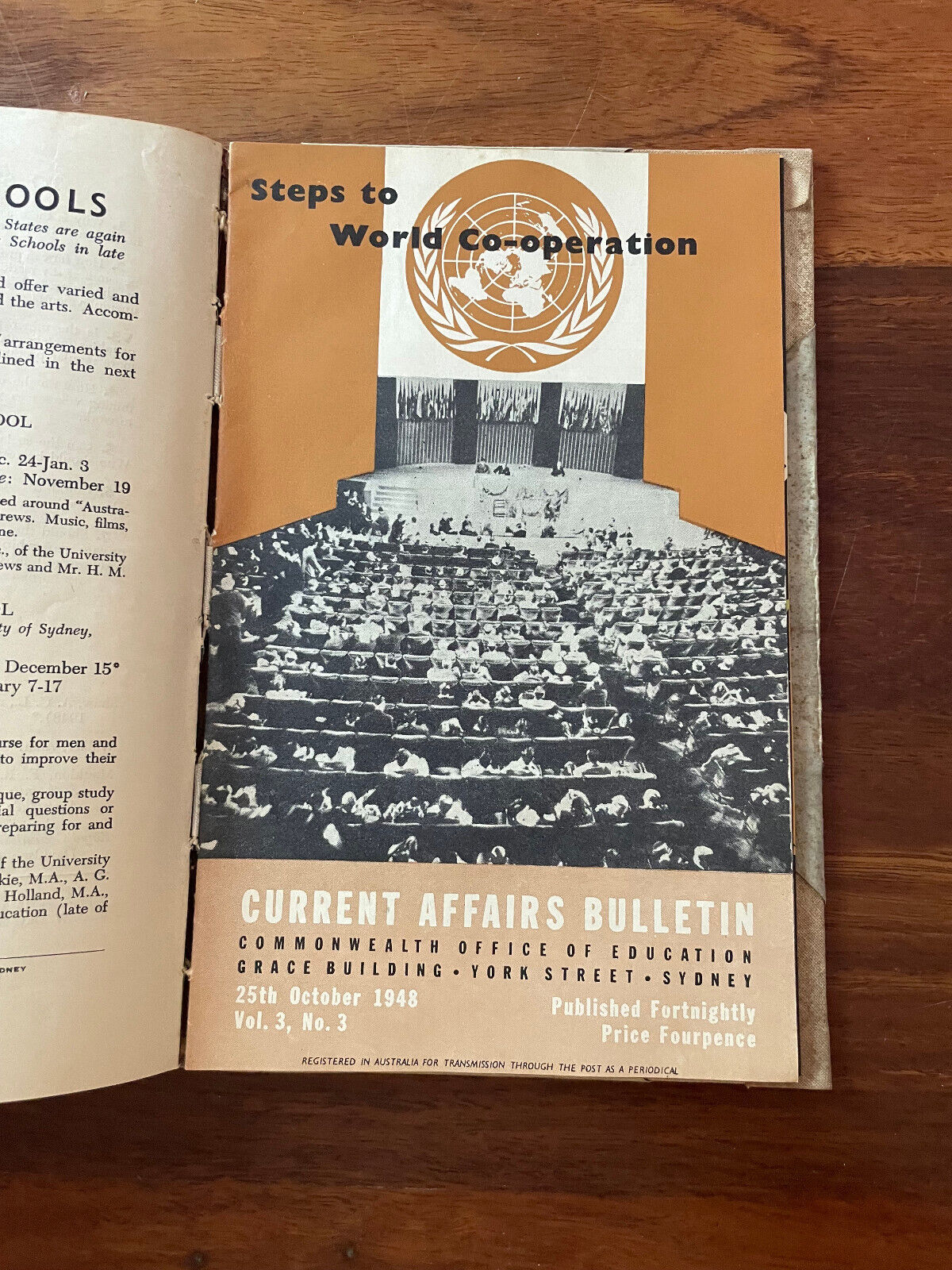 Current Affairs Bulletins (bound) from 1948