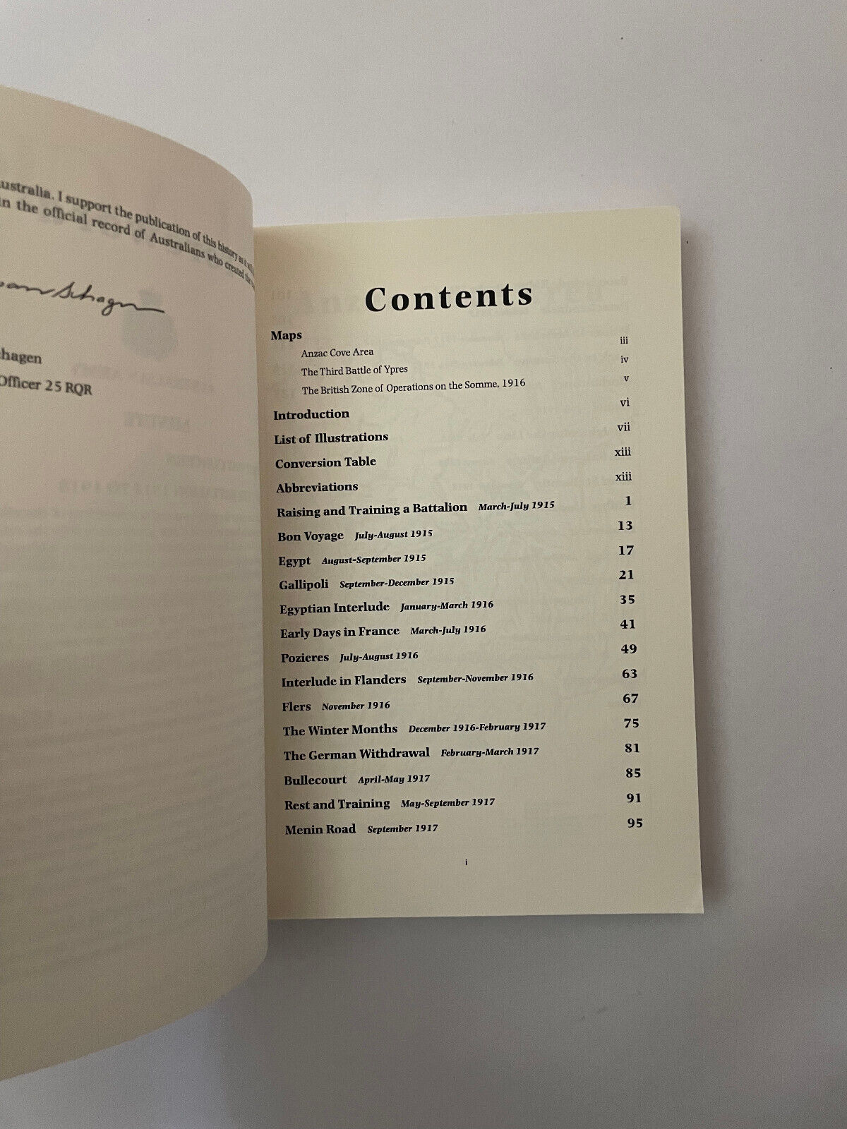 Black over Blue – The 25th Battalion at War 1914 – 1919 (1st Edition)