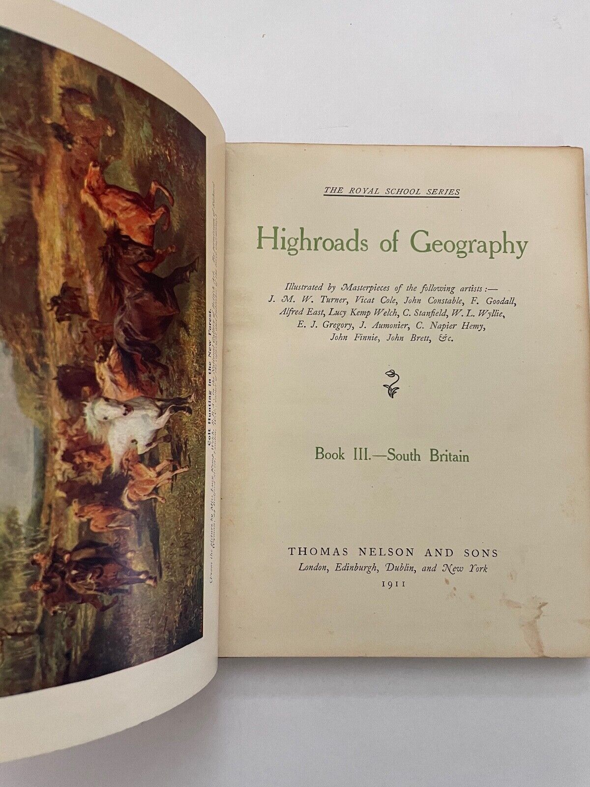 Highroads of Geography Book 3 South Britain 1911 fully illustrated