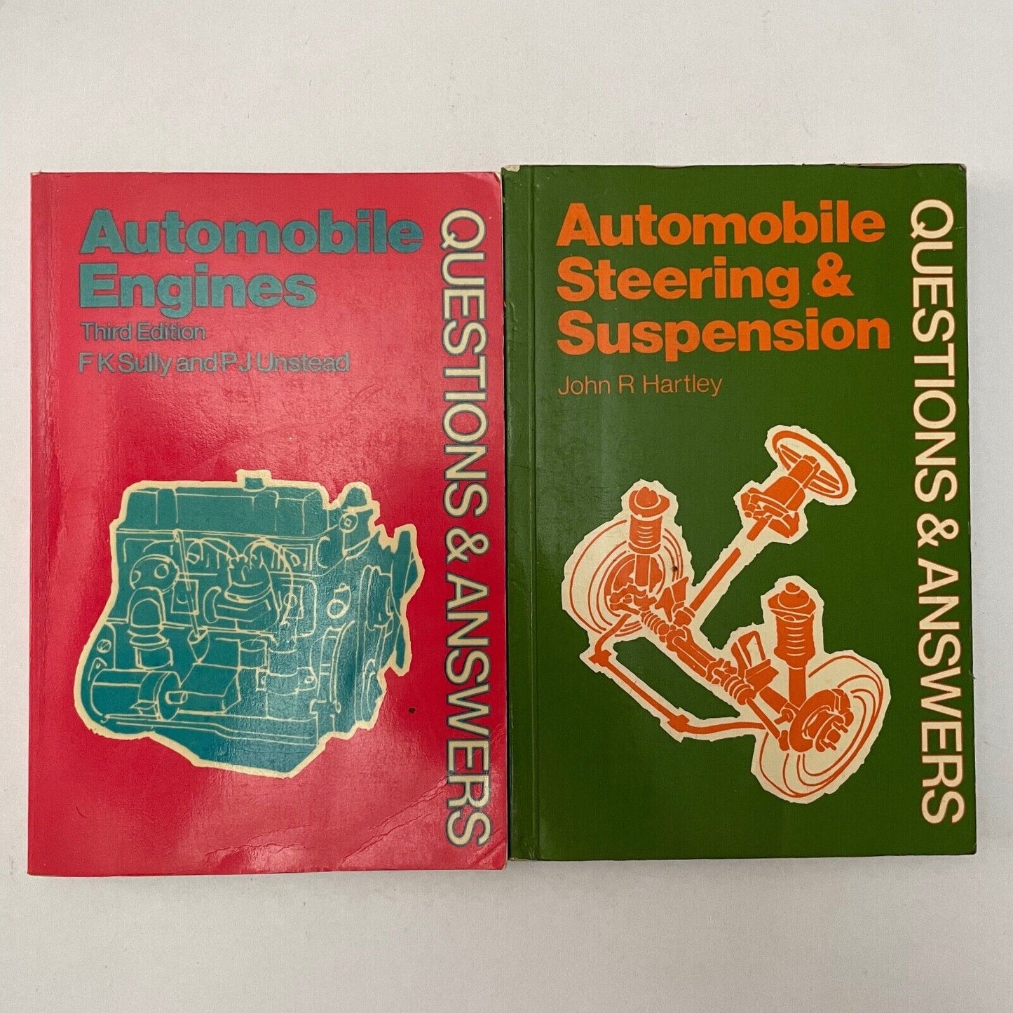 Book set: Questions & Answers Brakes, Transmission, Engines, Steering