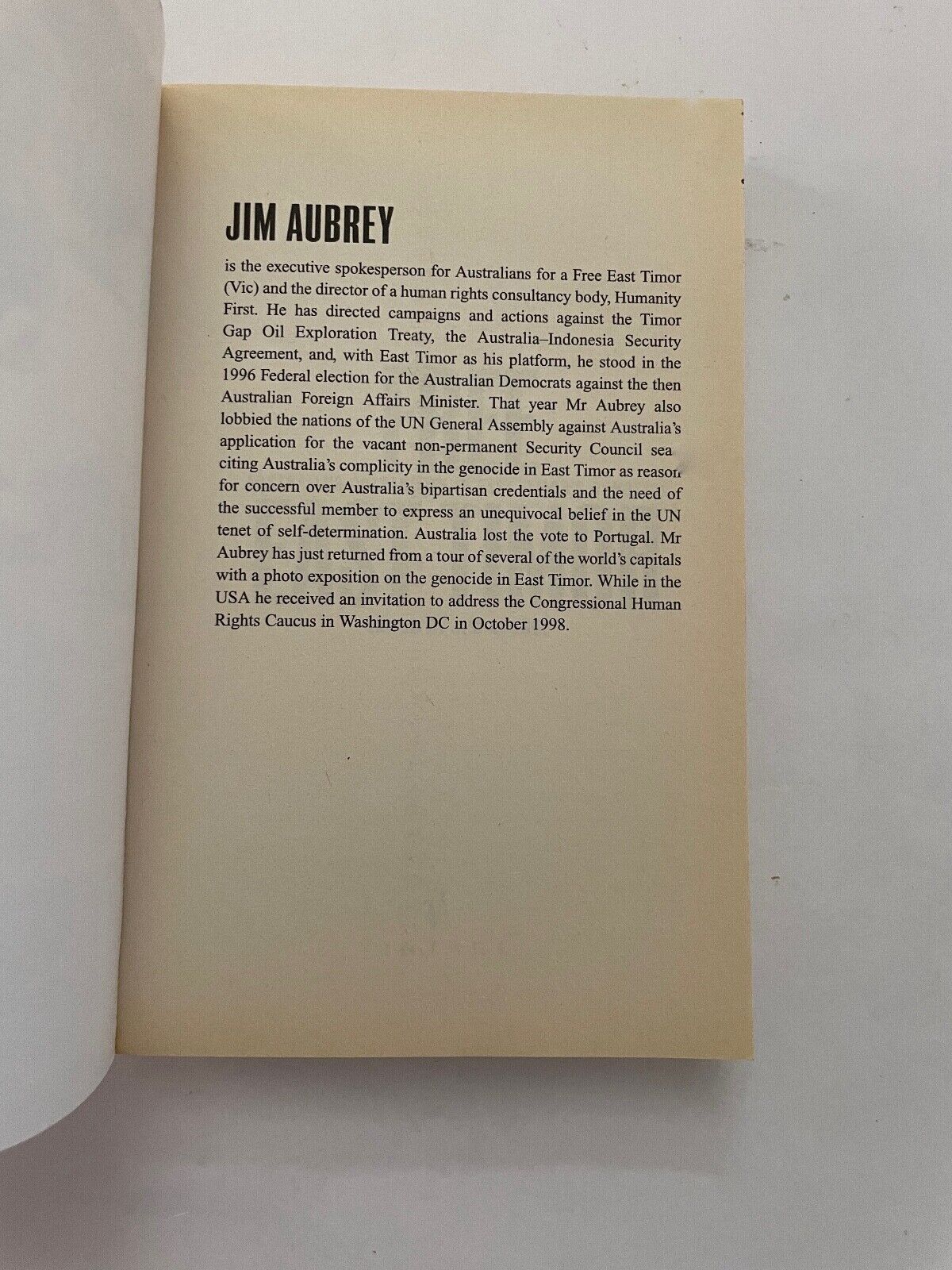 Free East Timor: Australia's culpability in East Timor's genocide by Aubrey, Jim