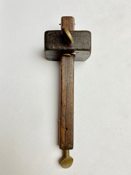 Antique Brass & Rosewood 8" Scribe