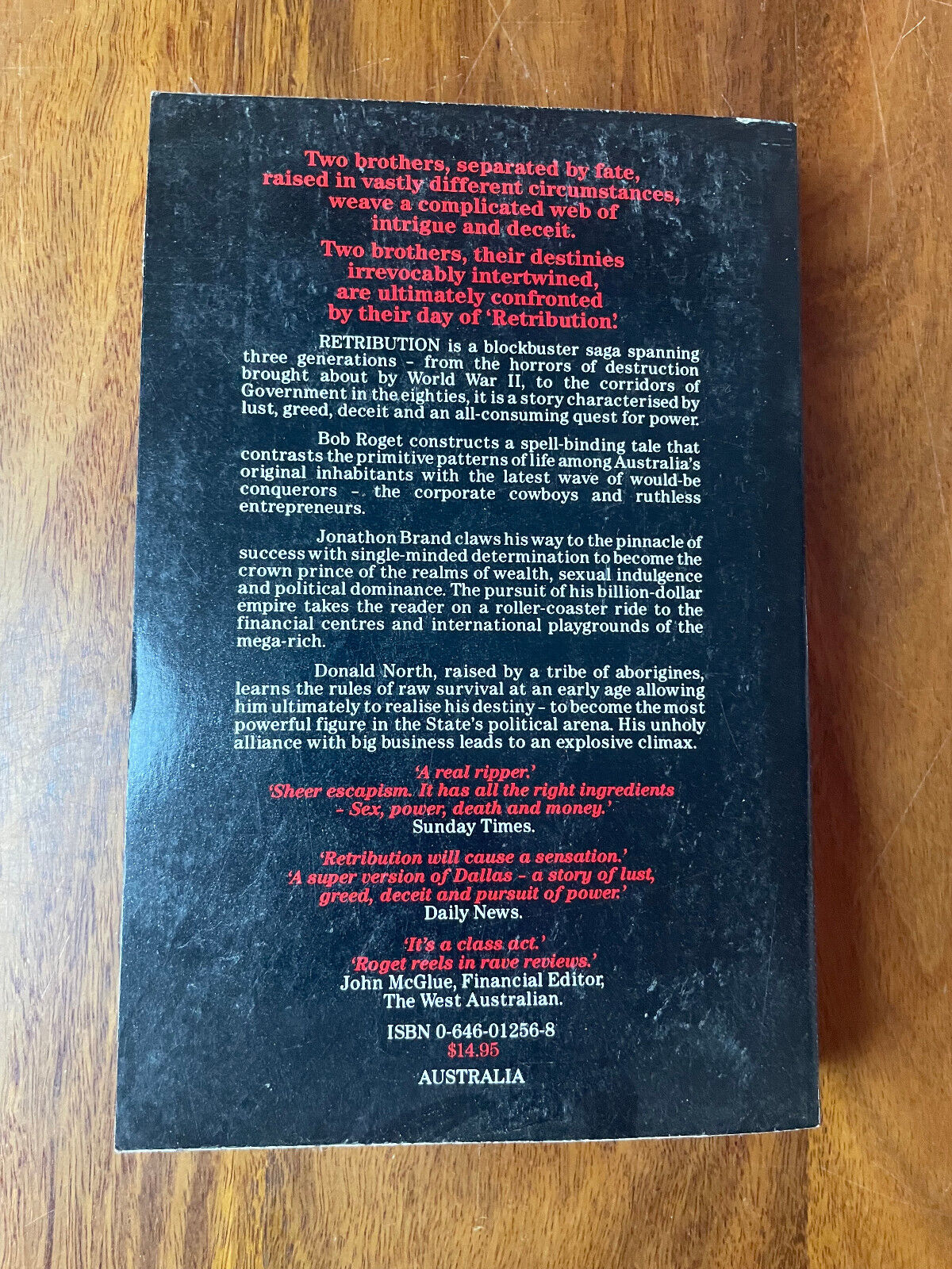 Retribution by Robert Roget Paperback WA