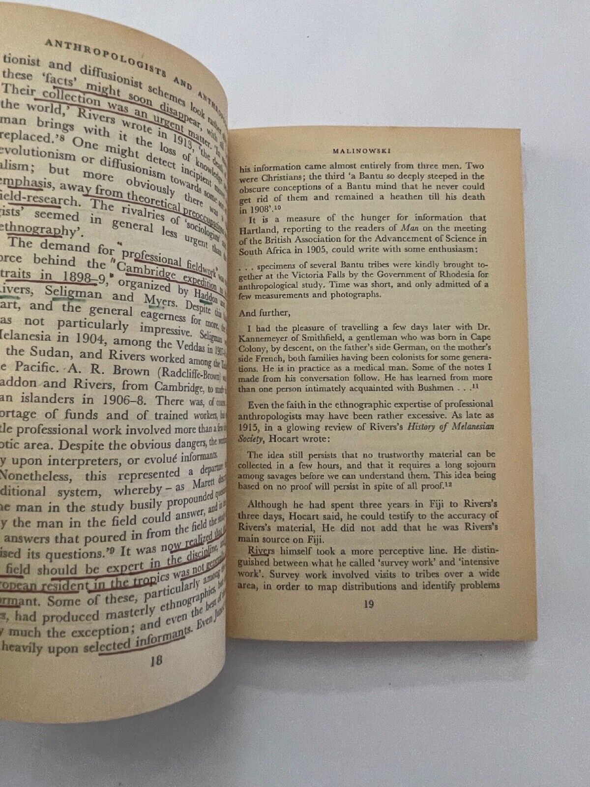 Anthropologists and anthropology: The British School, 1922-1972 by Kuper, Adam