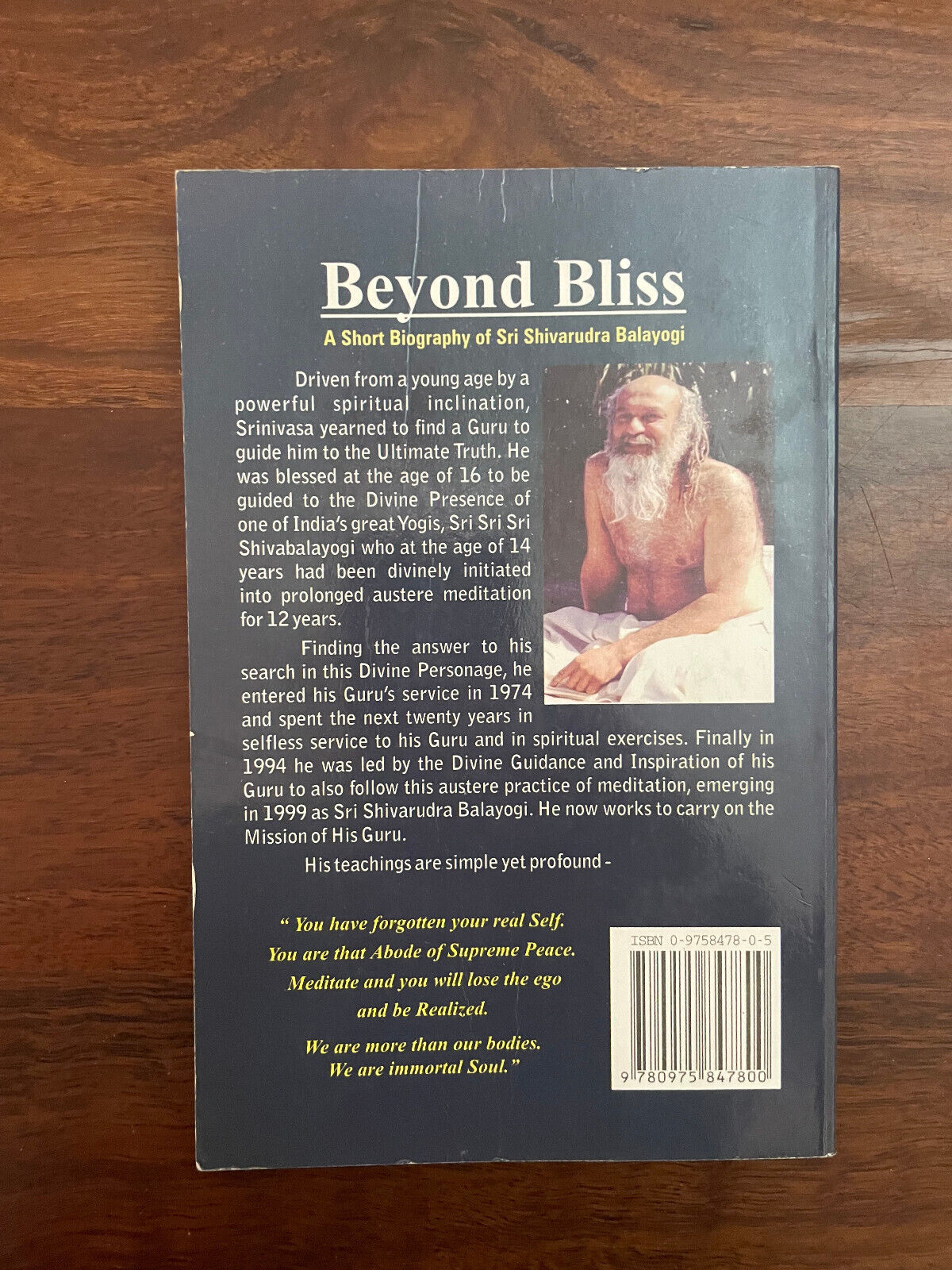 BEYOND BLISS: THE JOURNEY OF A YOGI TO THE ULTIMATE TRUTH