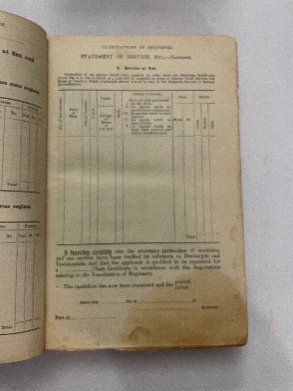 Marine Engineers' Board of Trade Examinations by John Tod
