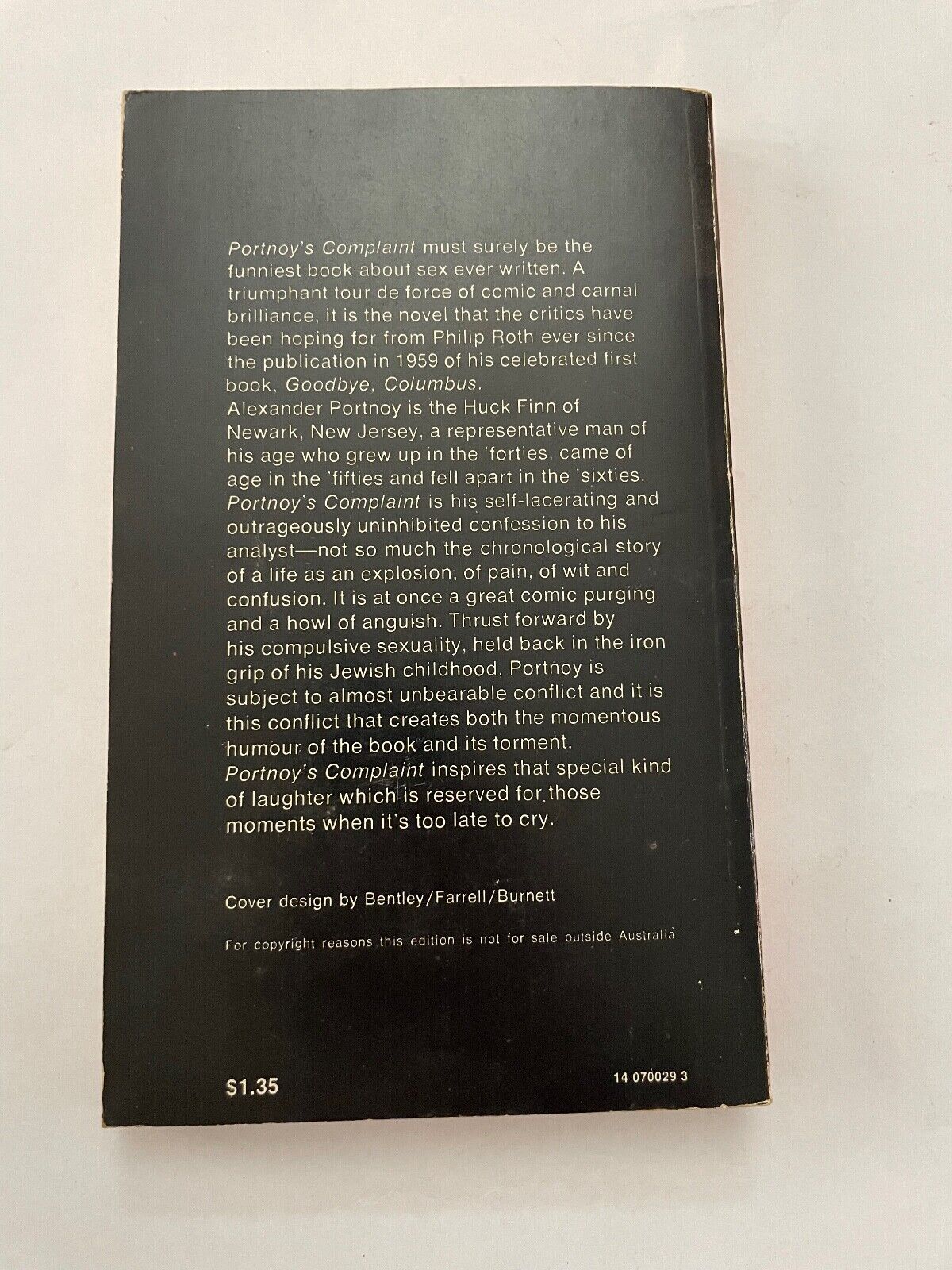 Portnoy's Complaint by Philip Roth (Paperback, 1971)