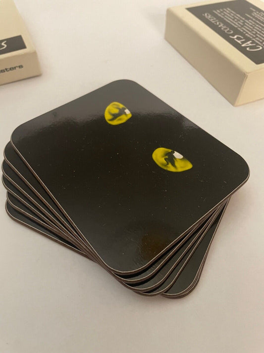 CATS the Musical drinks coaster set boxed, VGC scarce