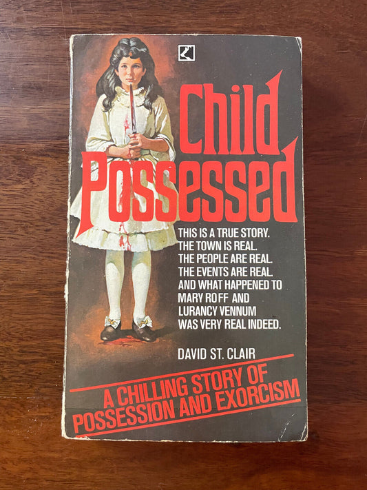 Child Possessed David St Clair Vintage Corgi Paperback 1980 Possession Exorcism