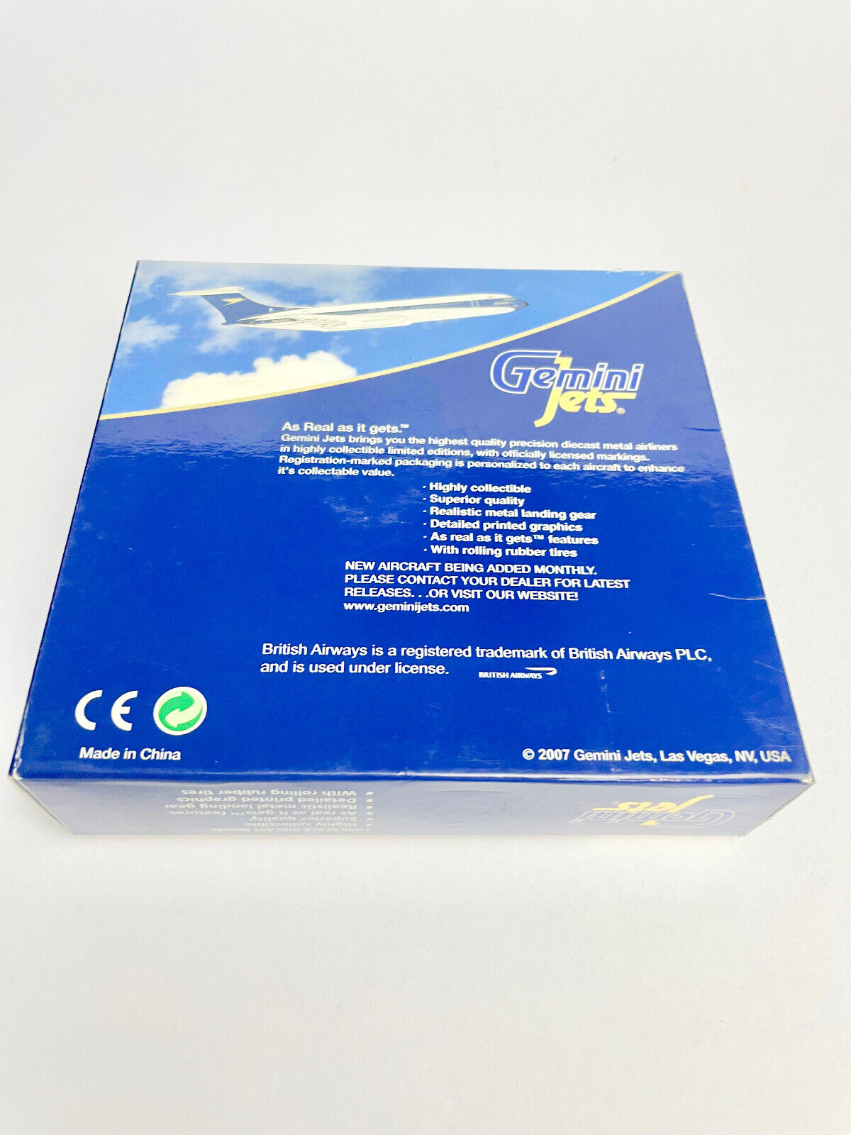 BOAC Vickers Standard VC10 G-ARVH Gemini 1:400
