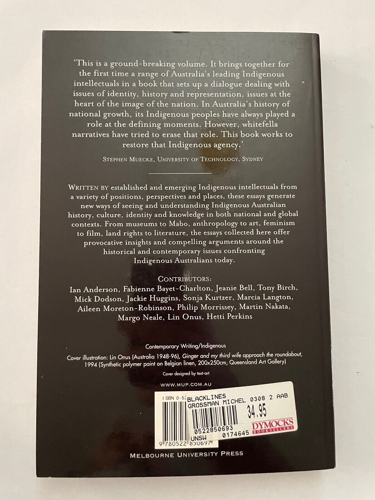 Melbourne University Publications Blacklines: Contemporary Critical Writings ...