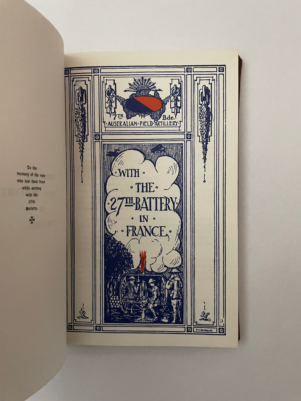 WITH THE 27th BATTERY IN FRANCE