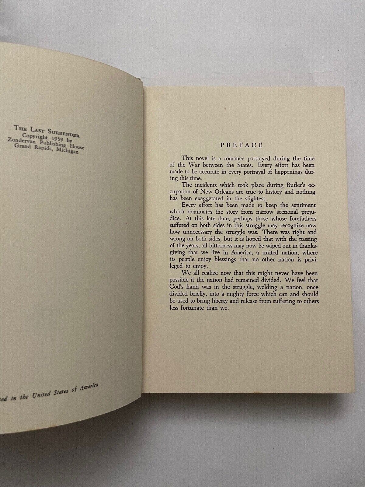 The Last Surrender by Sallie Lee Bell (Hardcover, 1959)