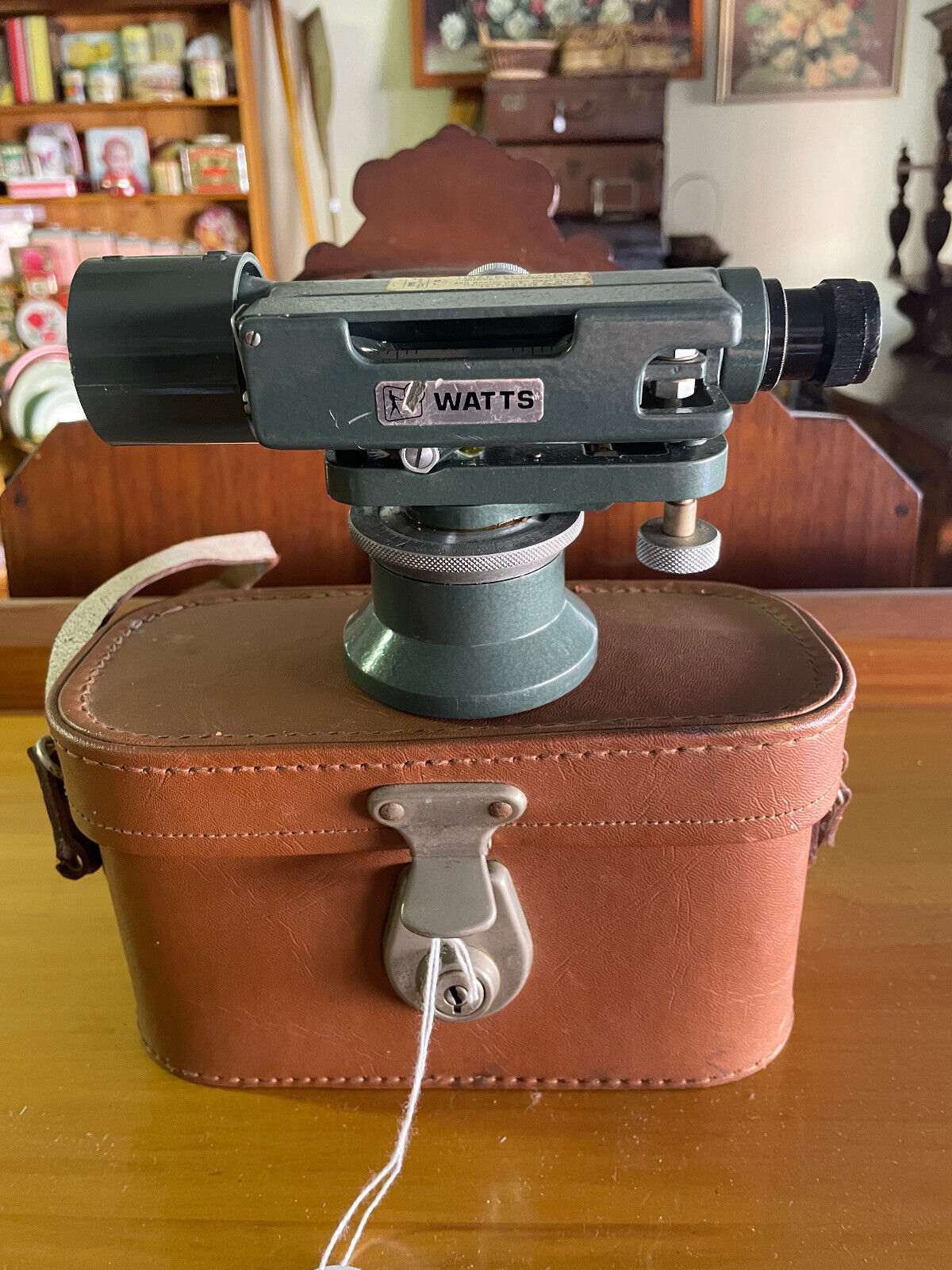 Watts & Son London Surveyors Level in Leather Case