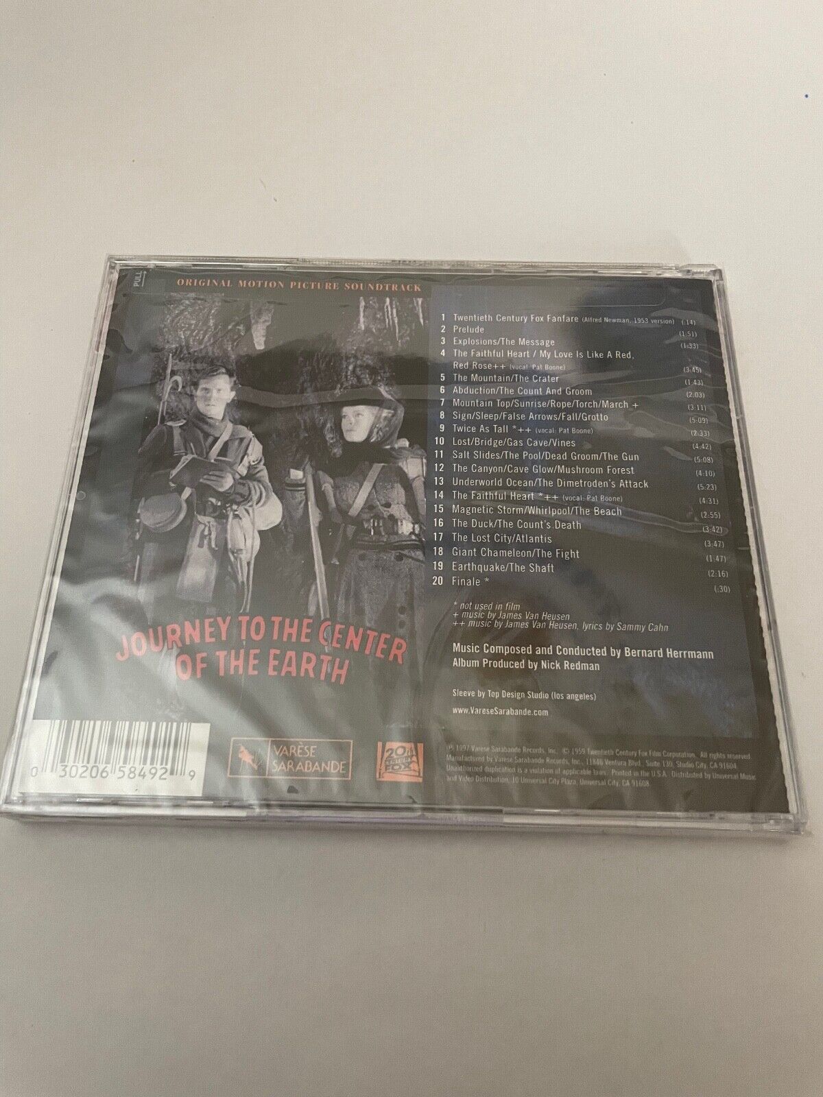 Journey to the Center of the Earth Bernard Herrmann CD NEW SEALED