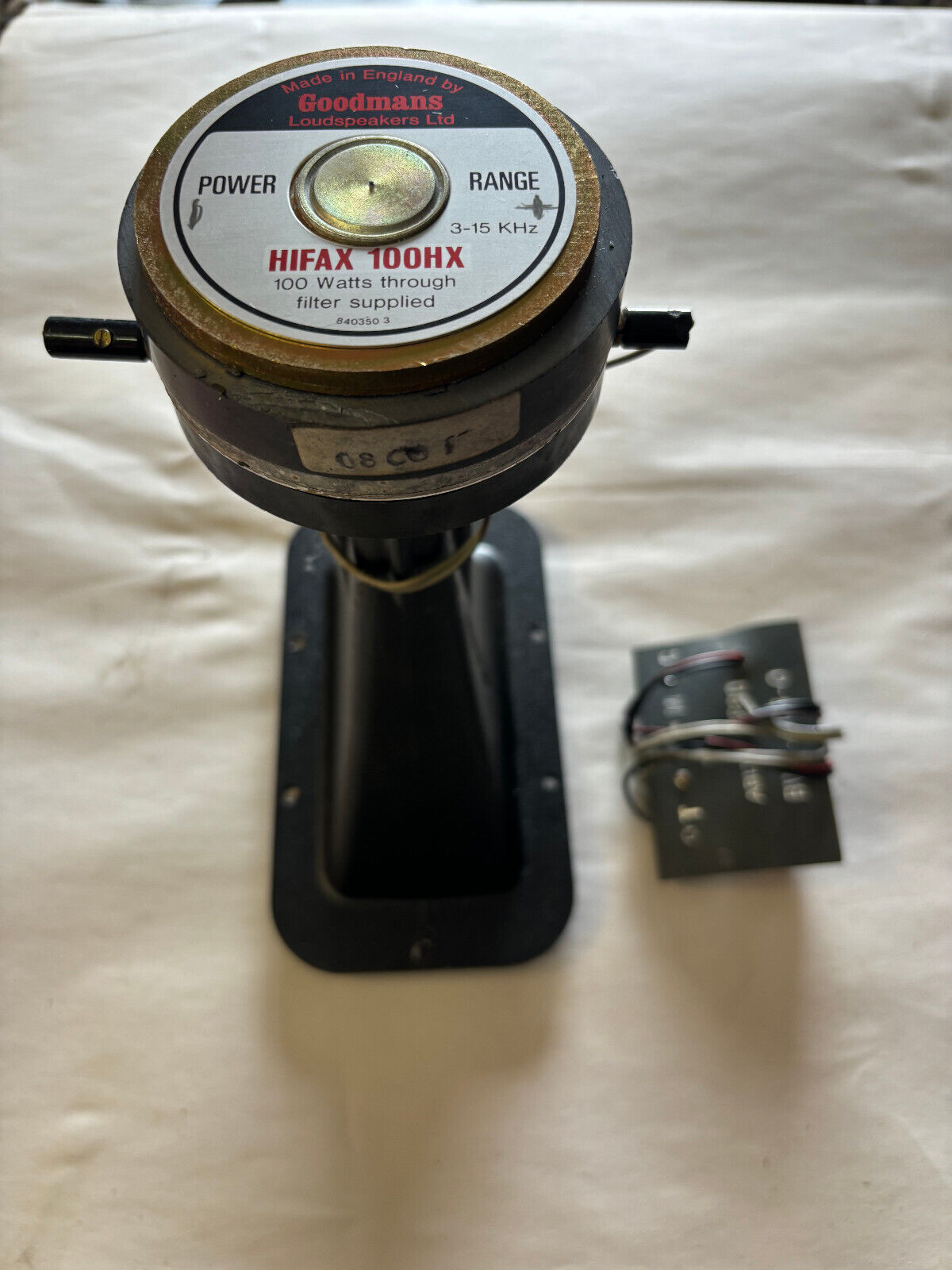 Goodmans Loudspakers Ltd HIFAX 100HX horn tweeter (midrange)
