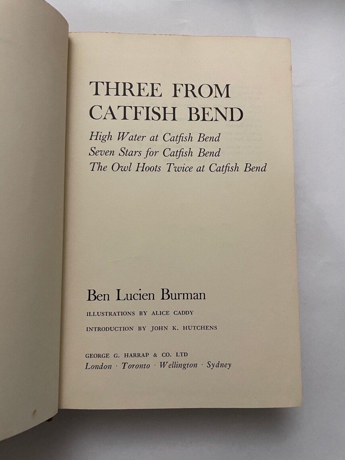 Three from Catfish Bend by Ben Lucien Burman