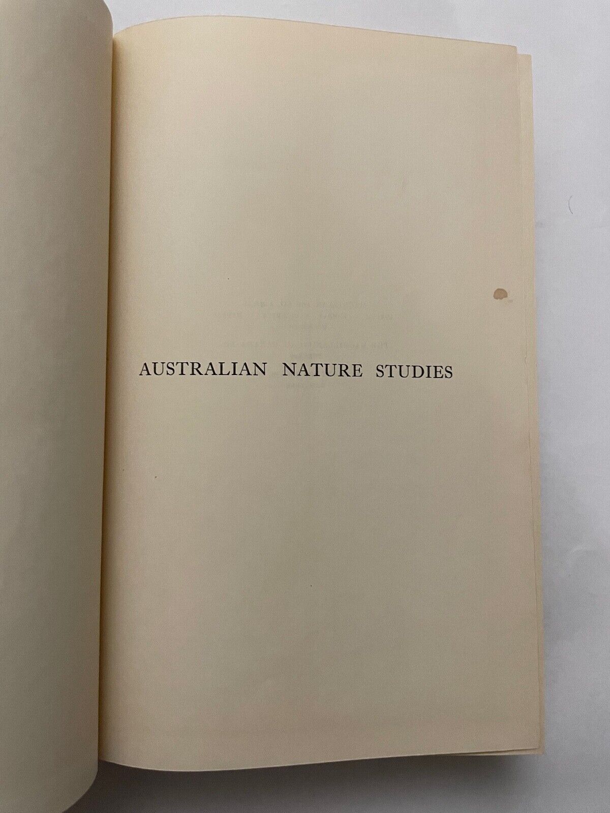 Australian Nature Studies by J A Leach (3rd edition)
