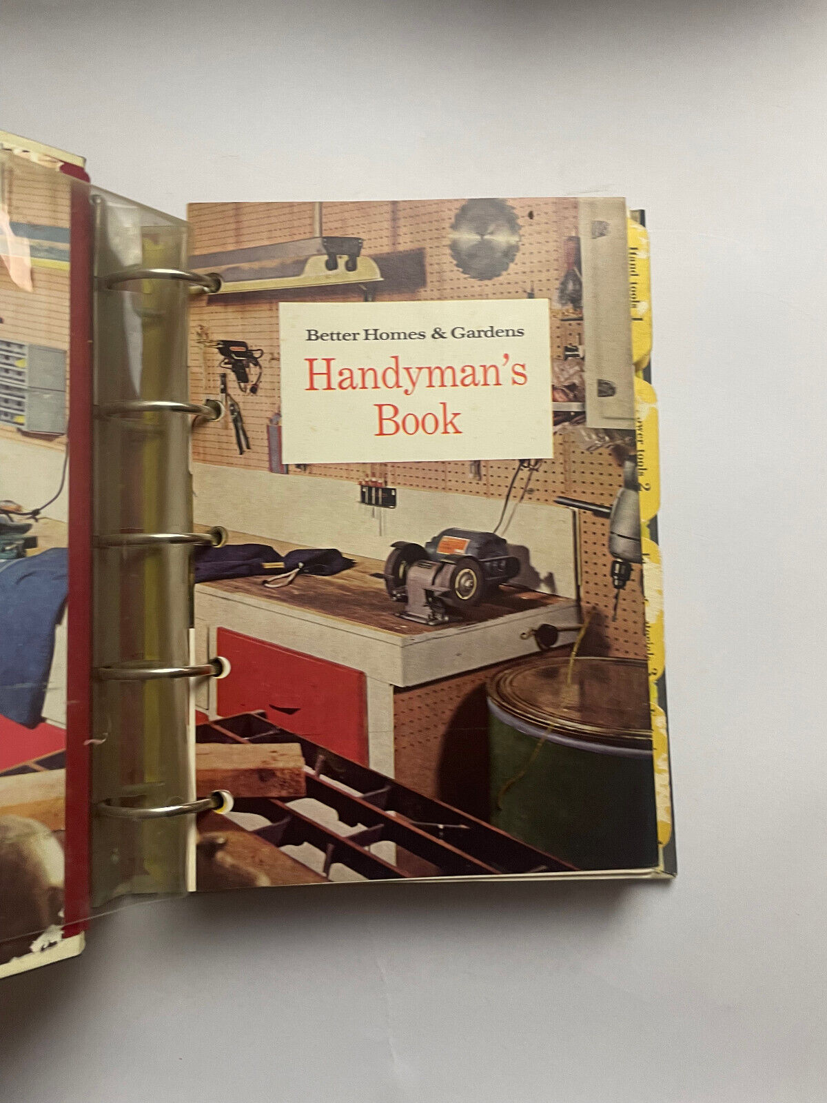 Vintage Better Homes and Gardens Gardening Handyman's Book Spiral Notebook Page