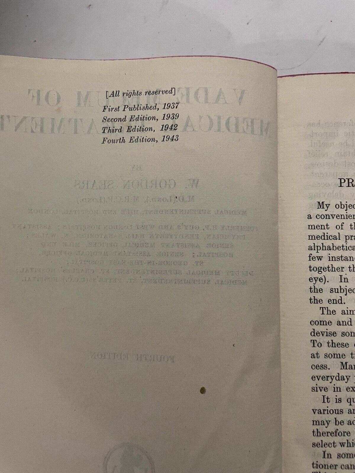 Vade Mecum of Medical Treatment by W Gordon Sears