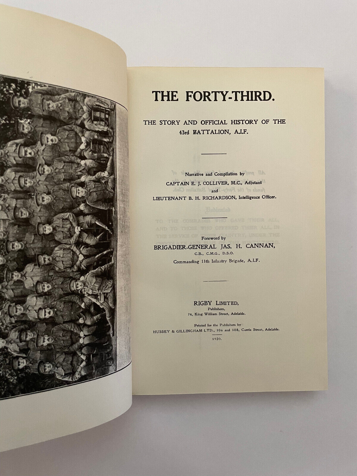 The Forty-Third – Story and Official History of the 43rd Battalion (2nd Edition)