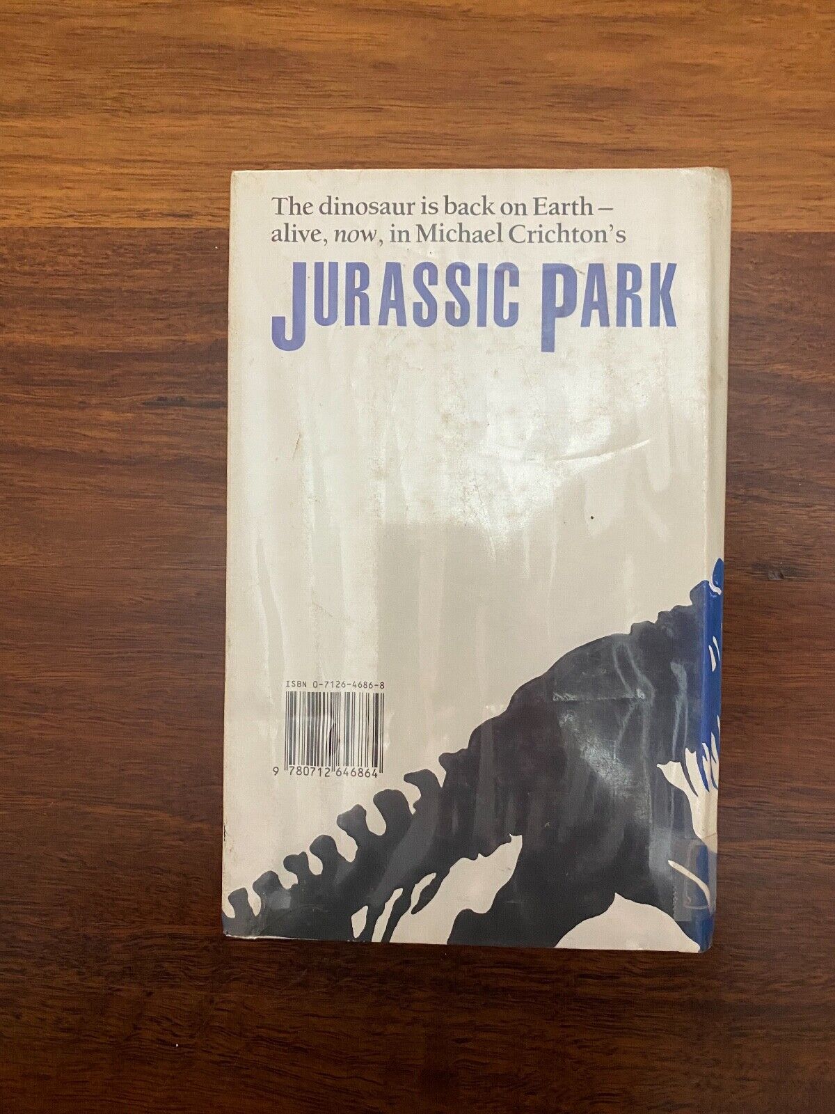 MICHAEL CRICHTON Novel JURASSIC PARK 1991 1st Ed