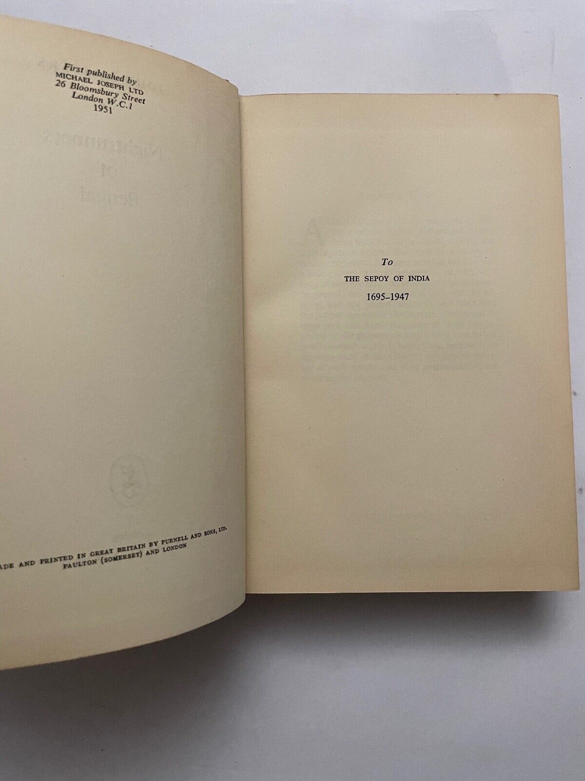 Night Runners of Bengal by John Masters (Hardcover, 1951)