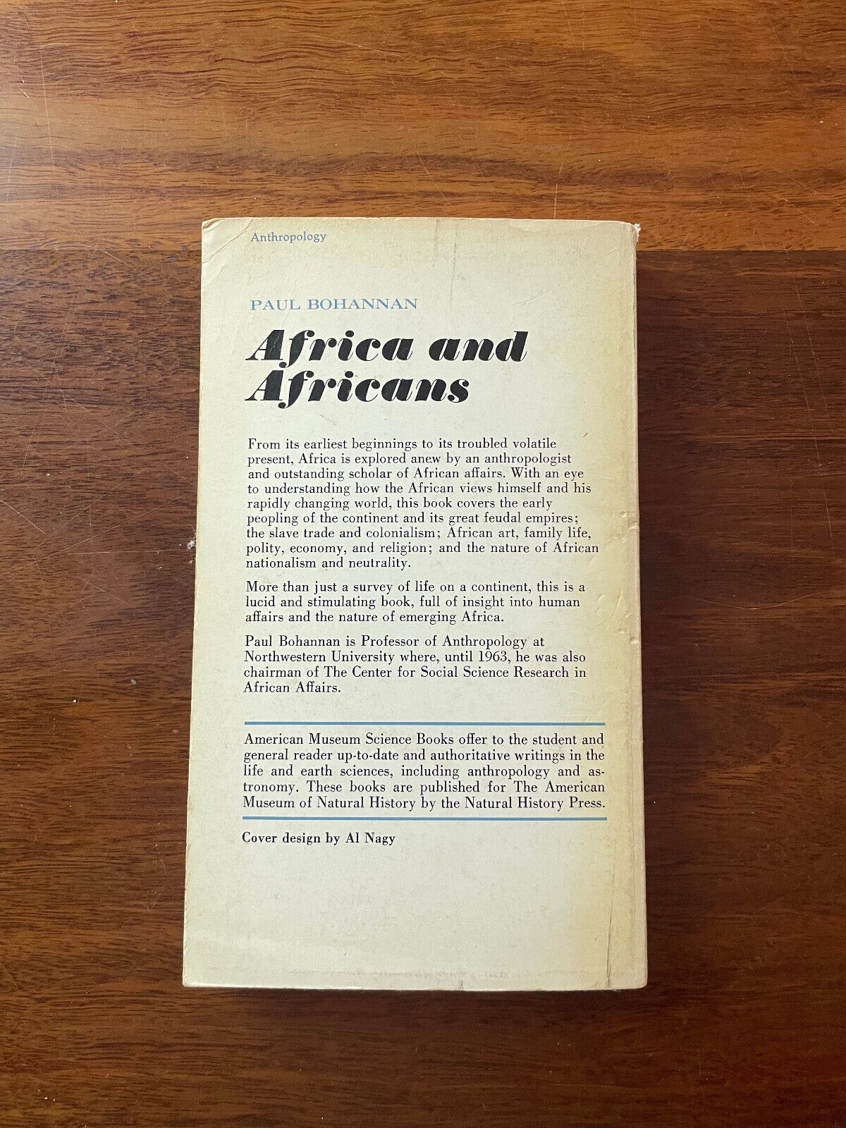 Africa And Africans - Paul Bohannan (1964, Paperback)