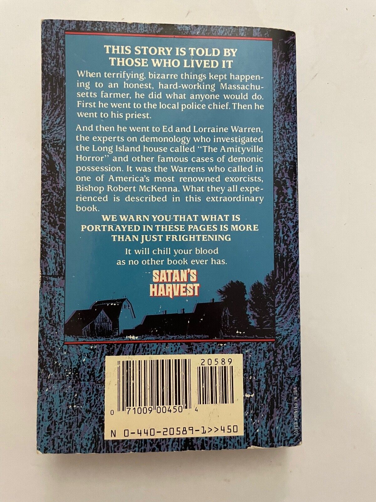 Satan's Harvest by Michael Lasalandra (Paperback / softback, 1990)