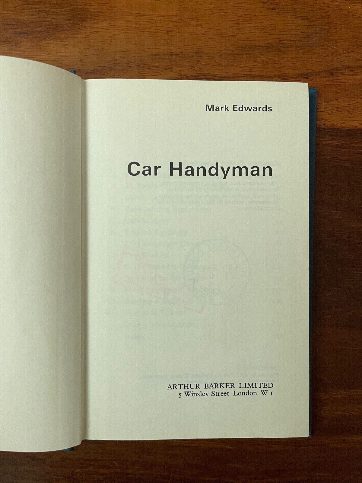 Car Handyman By Mark Edwards