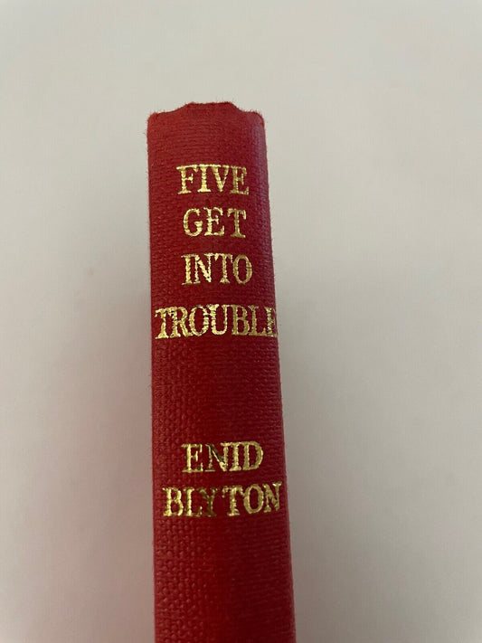 Five Get Into Trouble by Enid Blyton (Hardcover, 1970)