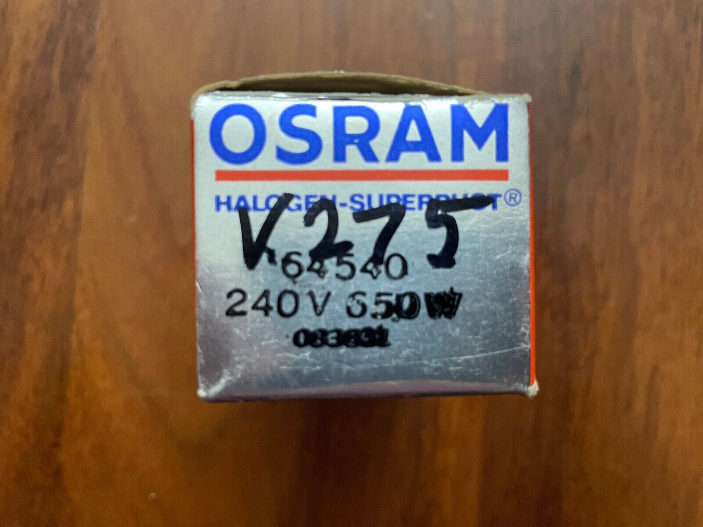 Osram 64540 240v 650w USED FOR BOWENS FLASH UNITS
