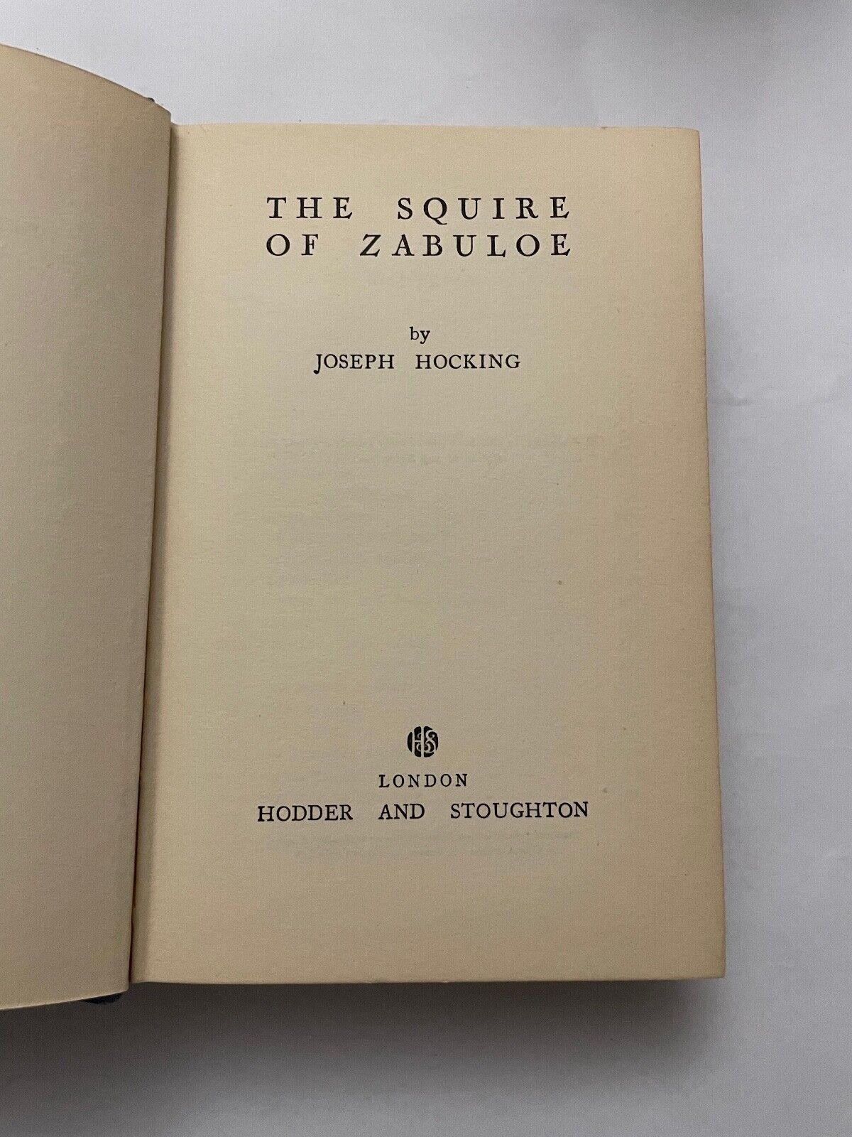 The Squire of Zabuloe by Joseph Hocking
