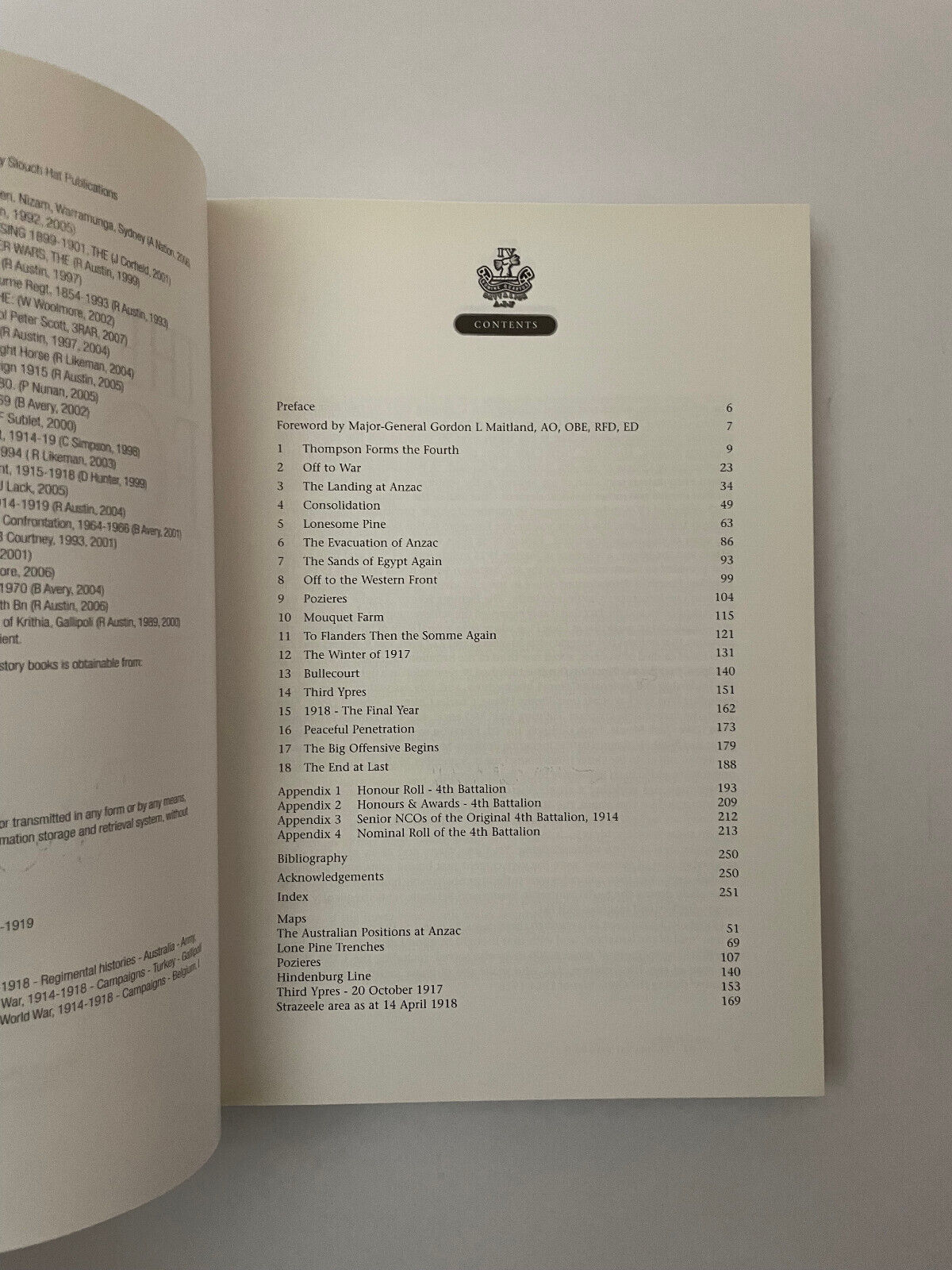 The Fighting Fourth – A History of Sydney’s 4th Battalion (1st Edition)
