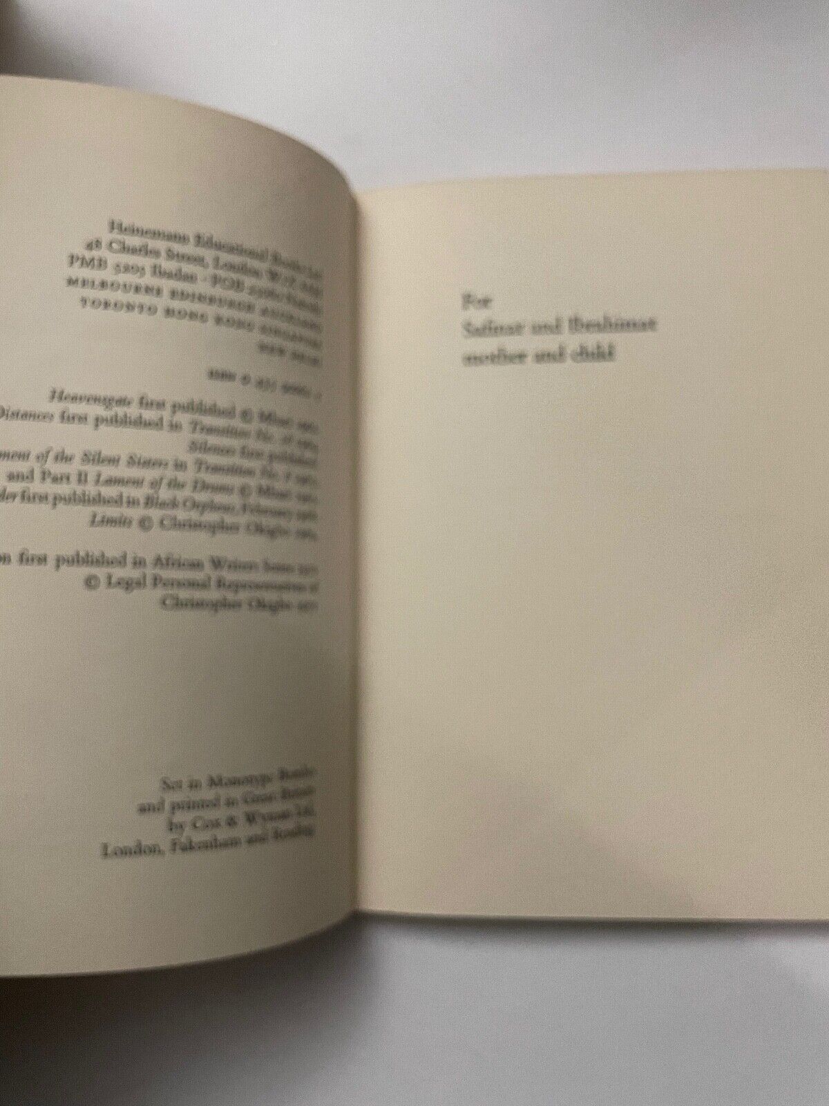 Labyrinths by Christopher Okigbo (Poems) African Writer Series