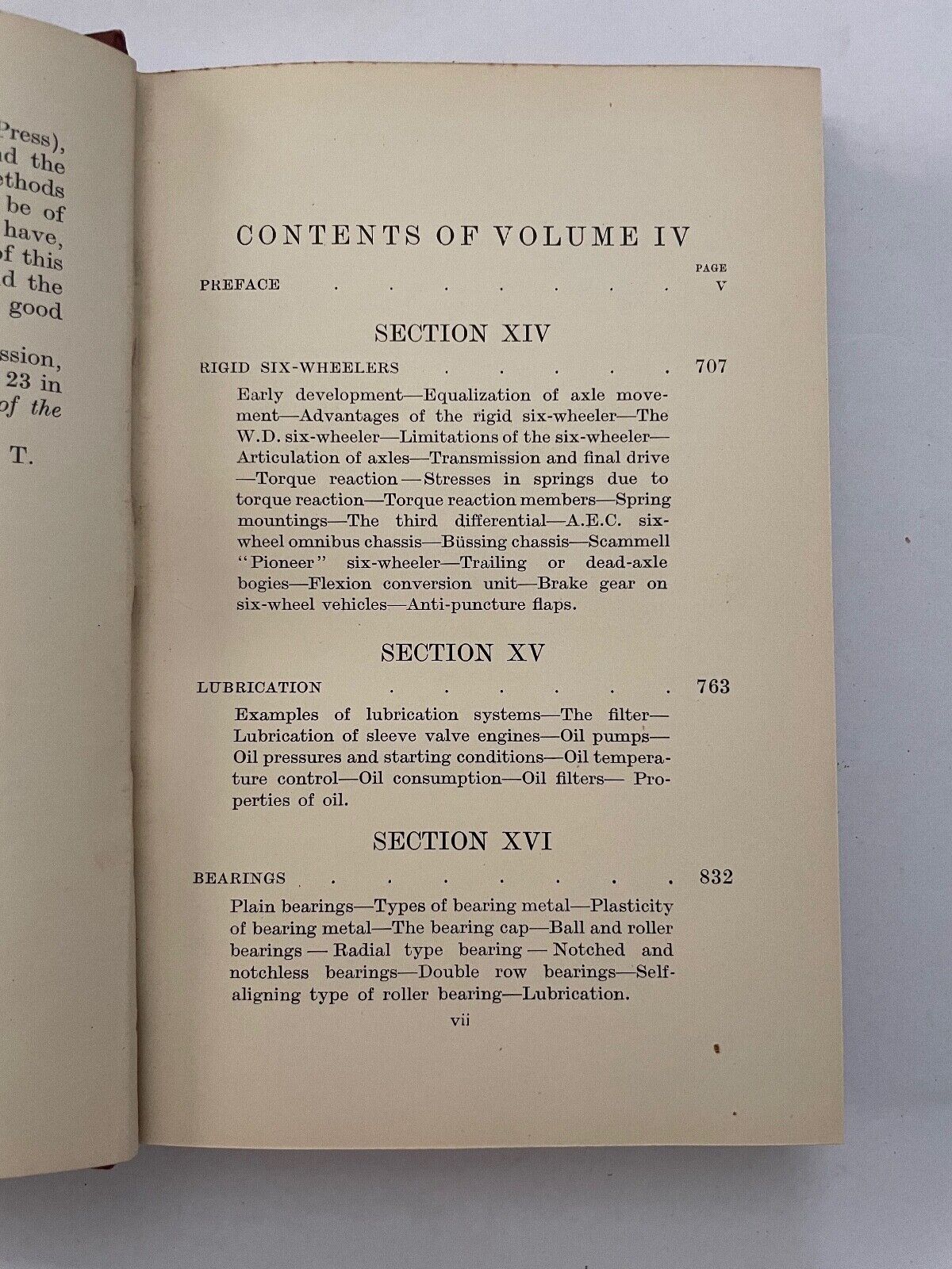 Automobile Engineering Vol IV and Vol V (two volumes) Kerr Thomas