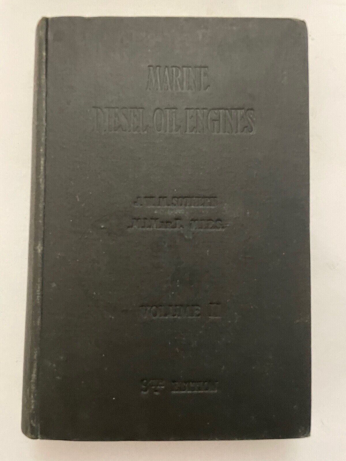 Marine Diesel Oil Engines 2 Vols by Sothern and Bowden